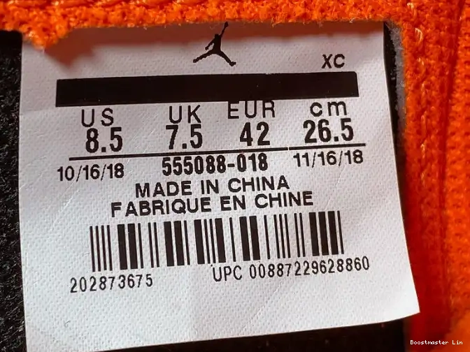 Bmlin 1 Neutral OG Jordan Retro Grey 555088-018 High Air 0611